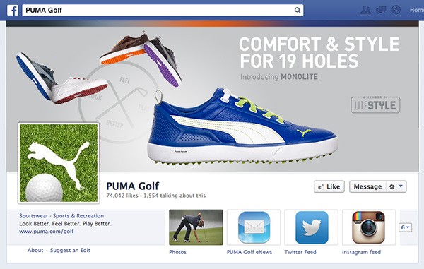 puma golf facebook